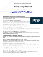 Facebook Hacking With CMD PDF