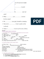 P. Simple & Cont (Practical Work)