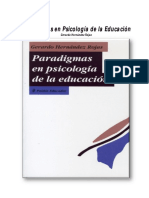 Paradigmas en Psicologia de La Educacion-JR