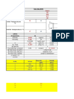 A. Process Inputs Fluid Flow Rate (Kg/hr) Density (gm/cc) Sp.Heat (Kcal/kg.°C) λ (Kcal/kg) Inlet Temperature °C