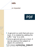 Gerunds: The Noun Imposter