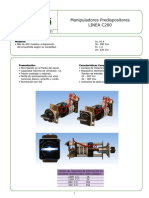 Manipuladores Predispositores Linea C200: Hoja Técnica Rev.: 01