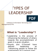 Types of Leadership