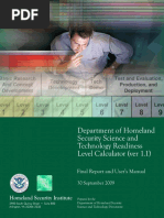 DHS ST RL Calculator Report20091020 PDF