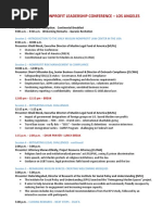 MNLC LA Schedule