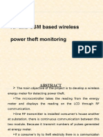 RF and GSM Based Wireless Power Theft Monitoring