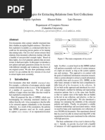 Combining Strategies For Extracting Relations From Text Collections