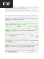 Journalizing Transactions: Transaction #1