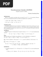 Apunte 1 - Transf. Lineales