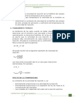 Hidrolisis de Acetato de Etilo