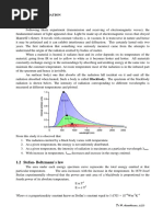 Blackbody Radiation Spectrum Notes