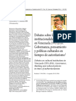 Articulo Carlos Enrique Guzman Cardenas Gobernanza Cultural en Venezuela 1991-2016