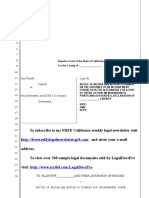 Sample Motion To Dismiss For Inconvenient Forum in California