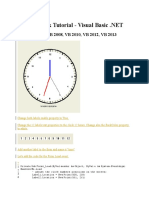 Analog Clock Tutorial