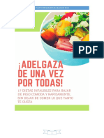 17 Dietas para Adelgazar