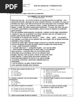 GUÍA 2° AÑO La Lombriz y El Gato ...