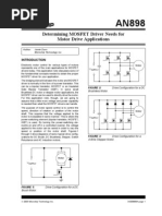 Determining Mosfet Driver Need For Motor Drive Application