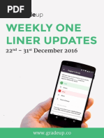 Weekly Oneliner 22nd To 31st Dec Gradeup - PDF 45