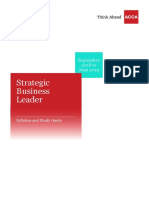 ACCA Strategic Business Leader Syllabus