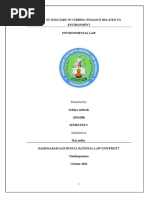 Role of Judiciary in Curbing Nuisance Related To Environment Environmental Law