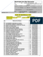 Ficha de Matricula