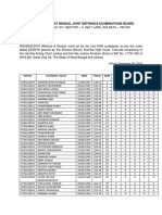 WBJEE 2016 Medical Dental First 4000 Merit List PDF