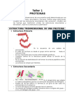 Taller 1 Proteinas - Biologia Molecular