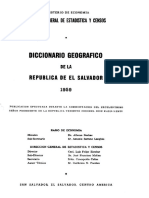 Diccionario Geográfico de El Salvador 1959