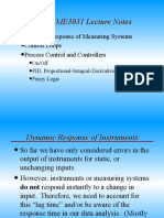 Dynamic Characteristics of Measurement System