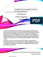 Prosedur Pemenuhan Kebutuhan Cairan Dan Elektrolit