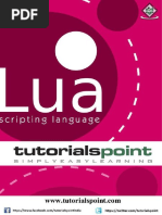 Lua Tutorial PDF