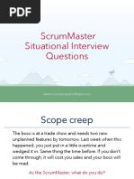 ScrumMaster Interview Questions