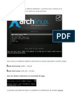 Instalar Archlinux Desde Cero