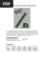 Ficha Tecnica Del Perno Helicoidal PDF