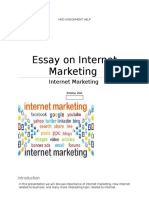 Essay On Internet Marketing