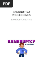 Bankruptcy 3 A