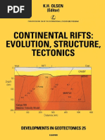 Continental Rifts Evolution Structure Tectonics Developments in Geotectonics