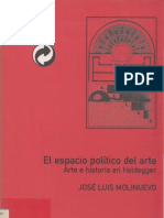 Molinuevo, José Luis - El Espacio Político Del Arte. Arte e Historia en Heidegger