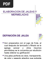 Elaboracion de Jaleas y Mermeladas