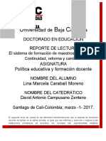 Informe de Lectura Continuidad