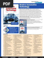 Modern Automotive Technology Flyer and Order Form