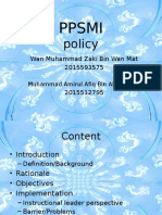 PPSMI Policy