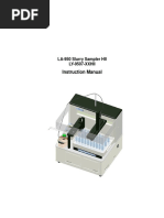 LY 9507HII SlurrySamplerInstructionManual