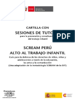 Sesiones de Tutoria para La Prevencion y Erradicacion Del Trabajo Infantil