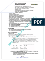 Class X - Science (Chemistry) Carbon and Its Compounds: Chapter Notes