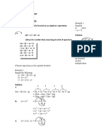 Algebraic Expressions 2