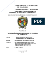 Práctica 7 - Separación Por Sedimentación en Proceso de Alimentos