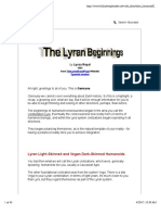 The Lyran Beginnings