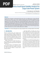 Multi-Machine Small Signal Stability Analysis For Large Scale Power System