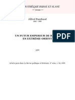 Rambaud - Un Futur Empereur de Russie en Extrême-Orient